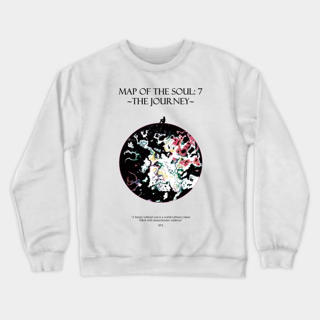 MAP OF THE SOUL: 7 ~ The Journey ~ Moon Dark Crewneck Sweatshirt by ZoeDesmedt